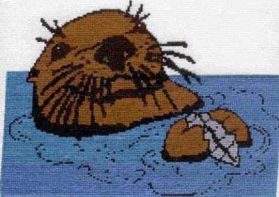 Otter Cross Stitch 