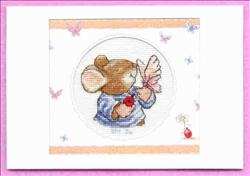 Tom Mouse Butterfly Card   